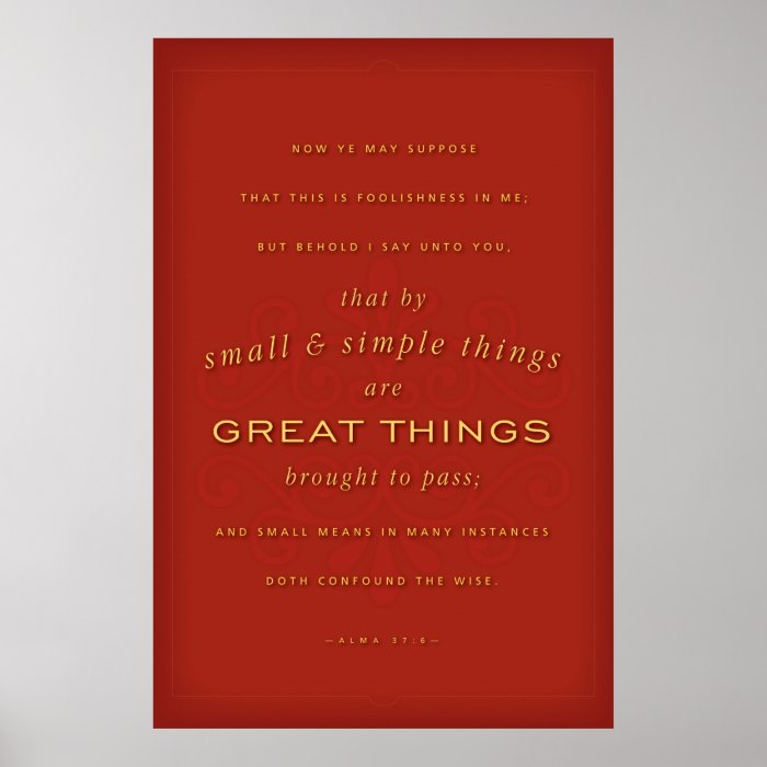 Great Things (LDS) Print