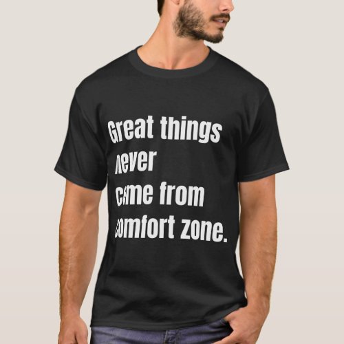 Great Things   Sigma Male   T_Shirt