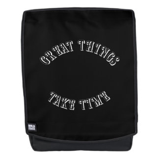 Great Things Take Time Backpack