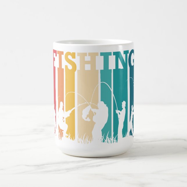 Great Times Personalized Fishing Coffee Mug (Center)