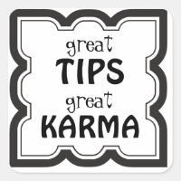 Great Tips Great Karma Tip Jar