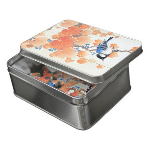 Great tit on paulownia branch - Ohara Koson - Jigsaw Puzzle