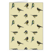 Great tit pattern cards (Front)