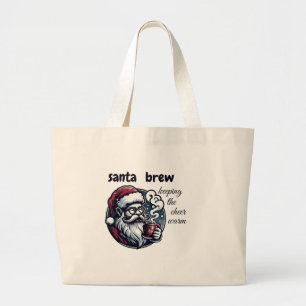 great tote bag with Santa Claus design 