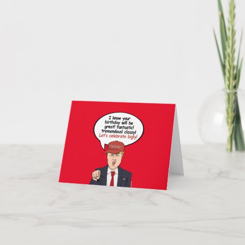 Great Trump Birthday Card _ Lets Celebrate Bigly 