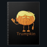 Great Trumpkin Perfect & Classic Notebook<br><div class="desc">A “Great Trumpkin Perfect & Classic” design. Political,  festive,  and stylish.</div>