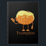 Great Trumpkin Perfect & Classic Notebook<br><div class="desc">A “Great Trumpkin Perfect & Classic” design. Political,  festive,  and stylish.</div>