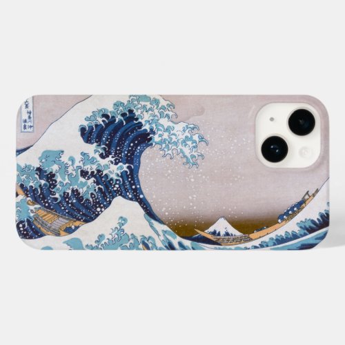 Great Tsunami Wave off Kanagawa Japan by Hokusai Case_Mate iPhone 14 Case