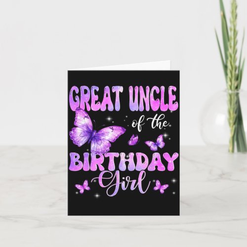 Great Uncle Of The Birthday Girl Butterfly Family 