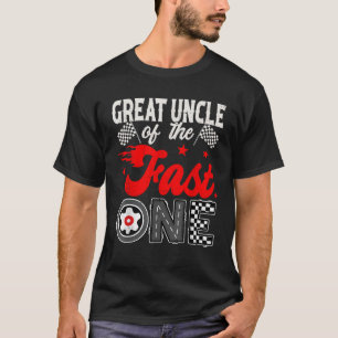 Great Uncle of The Fast One 1st Birthday Racing Ca T-Shirt