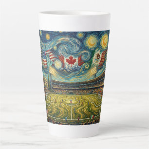 Great USA MX CA Van Gogh Style Fine Art Wall Art Latte Mug