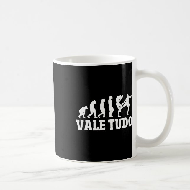 Great Vale Tudo Evolution Design Mma Kickboxing  Coffee Mug (Right)