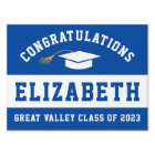 Great Valley HS Custom Graduation Yard Sign