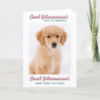 Great Veterinarian Personalize Christmas Pet Photo