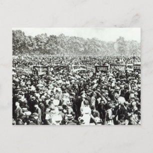 Great Votes for Women demonstration in Hyde Postcard