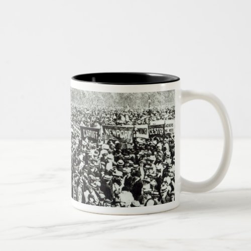 Great Votes for Women demonstration in Hyde Two_Tone Coffee Mug