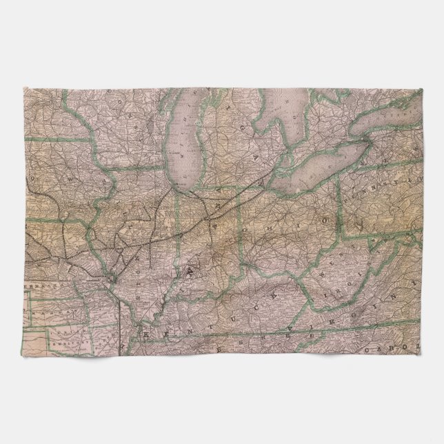 Great Wabash System Kitchen Towel (Horizontal)