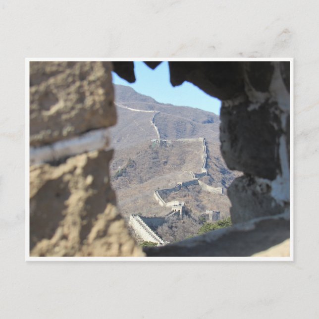 great wall glimpsed postcard (Front)