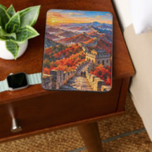 Great Wall in Autumn Fire