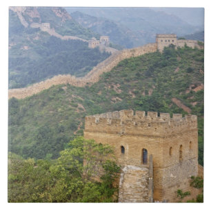 Great Wall of China at Jinshanling, China. 2 Tile