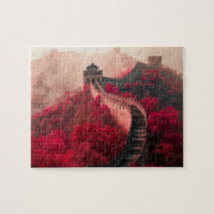 Great Wall of China in Autumn Jigsaw Puzzle 