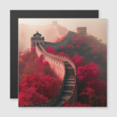 Great Wall of China in Autumn – Magnetic Card (Front/Back)