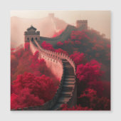 Great Wall of China in Autumn – Magnetic Card (Front)