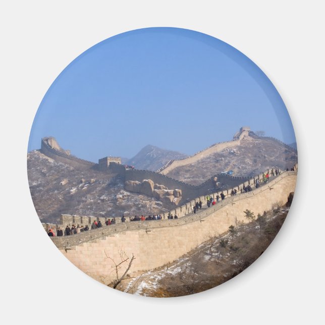 Great Wall of China in winter Magnet (Front)