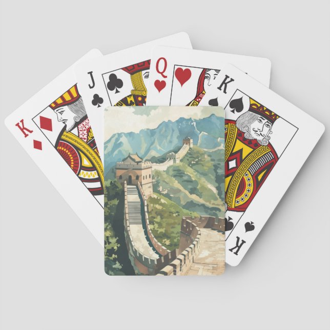 Great wall of China Poker Cards (Back)