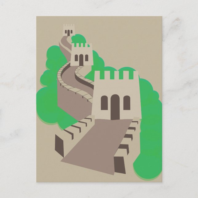 Great Wall of China Postcard (Front)