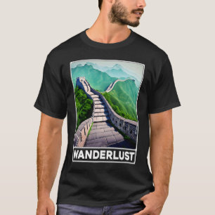 Great Wall of China Wanderlust T-Shirt