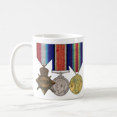 Great War Medal Trio Mug