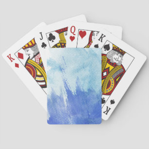 great watercolor background - watercolor paints poker cards