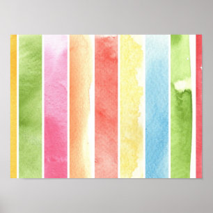 great watercolor background - watercolor paints poster
