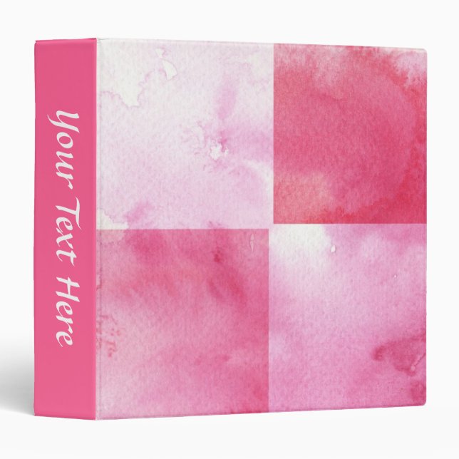 great watercolor banners for your design binder (Front/Spine)