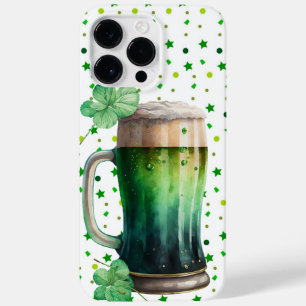 GREAT WATERCOLOR IRISH GREEN BEER Case-Mate iPhone 14 PRO MAX CASE