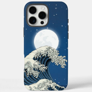 Great Wave at Night Japanese Ukiyo-e Art iPhone 16 Pro Max Case
