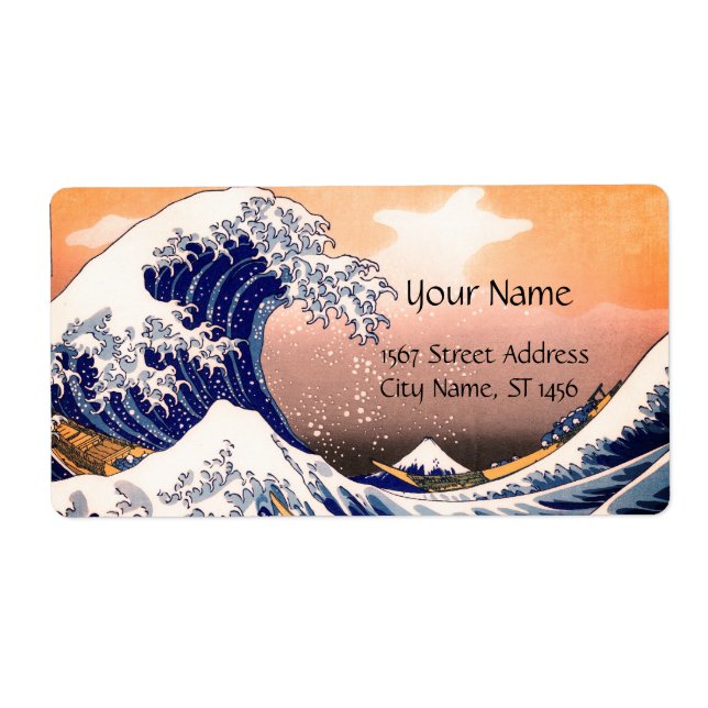 GREAT WAVE Blue White Label (Front)