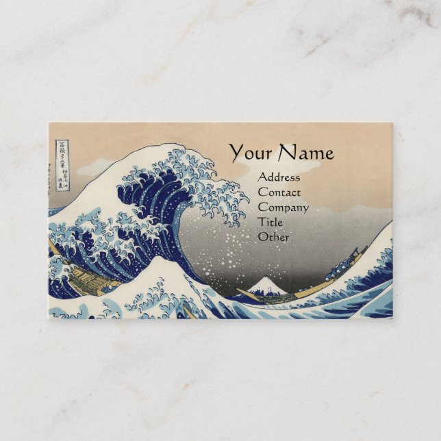 GREAT WAVE BUSINESS CARD (Front)