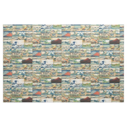 Great Wave Hokusai Mount Fuji Japanese Prints Fabric