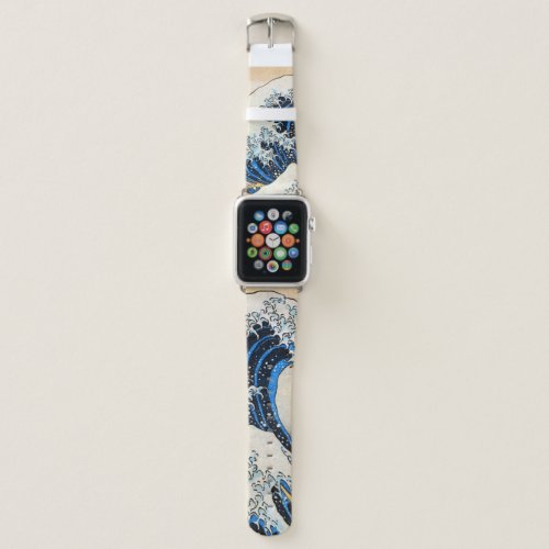 Great Wave, Hokusai, Ukiyo-e Apple Watch Band
