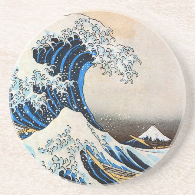 Great Wave, Hokusai, Ukiyo-e Coaster | Zazzle