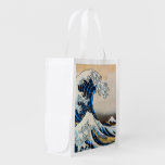 Great Wave, Hokusai, Ukiyo-e Reusable Grocery Bag at Zazzle