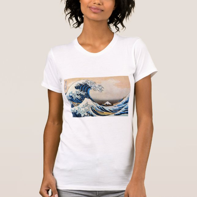 Great Wave, Hokusai, Ukiyo-e T-Shirt (Front)