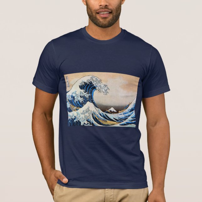 Great Wave, Hokusai, Ukiyo-e T-Shirt (Front)
