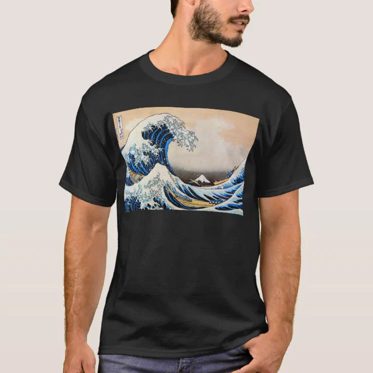 Great Wave, Hokusai, Ukiyo-e T-Shirt | Zazzle