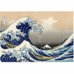 Great Wave Kanagawa Japanese Painting Cutout<br><div class="desc">Japanese Woodcut Wave -- Mount Fuji Wave by Hokusa A big wave is out in the ocean -- and you see Mount Fuji in the distant background -- the wave curls around the great Mt. Fuji. The giant wave is so intense that you might almost miss the boaters in the...</div>
