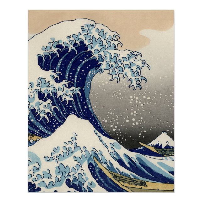 Great Wave Kanagawa Japanese Painting Poster (Front)