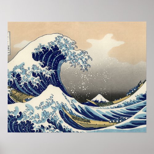 Great Wave Kanagawa Japanese Painting Poster