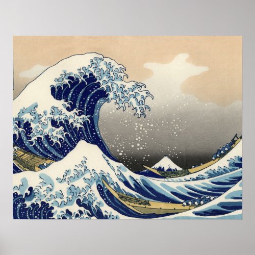 Great Wave Kanagawa Japanese Painting Poster